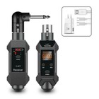 Rechargeable Plug-on Microphone Wireless System Xlr Transmitter receiver adapter