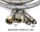 Salon Shampoo Unit Bowl Sink Faucet Hot   Cold Water Supply Line Hose Sa-32