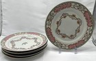 18 19th C  Samson Famille Rose Chinese Style Export Porcelian Plates-six Pieces
