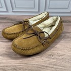 Ugg Dakota Moccasin Slippers Shoes Chestnut Suede Sheepskin 5612 Womens 6