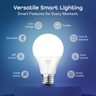 Prisma 800 Dimmable Smart Light Bulbs With 2 4 Ghz Wi-fi Connectivity     Color-ch