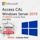 Microsoft Windows Server 2019 - 10 Device Client Access Licenses  cal  Brand New