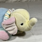 Rare Vtg Eden Stuffed Plush Elephant Wind Up Musical Toy Small World Pastel L1