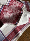 Vintage Cecil Saydah Egyptian Cotton Grapes Vine Large Kitchen Towel Nos