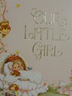 Vintage Hallmark Baby Album - Our Little Girl - Pink Baby Book - New In Box