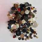 Vtg Antique Button Lot 6 Lbs     Collector s Estate     Metal Shank Mop Glass Rose