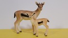 Schleich 2 Gazelle 14397 14397 Female And Baby Antelope Retired Animal Figure
