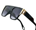 Men s Sunglasses Designer Square Retro Gold Frame Shades Hip Hop Style Fashion