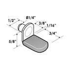 50 Pack 1 4  L-shaped Glass Support Furniture Cabinet Closet Shelf Bracket Pegs