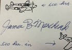 Wwii Ace P-38 Pilot James Morehead 331st Fs  329th Fg  4th Air Force Signed Card