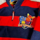 Vintage Toddler Nick Jr  Backyardigans Orange Navy Fleece 1 4 Jacket Size 4t