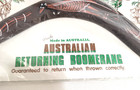 Australian Returning Boomerang Authentic Made In Australia Hand Painted New