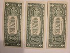  rare 2013- Printing  error  amazing   1 Dollar    3 Star Notes    198 199 200 Unc