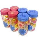 Dolly Parton Spice Jar Shakers Lot Of 6 Summer Daisy Pink Blue 2026 Glass 