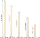 Wood Bird Perch Stand 5pcs Parrot Cage Stick Standing Sticks Climbing Branch    