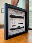 Typhoon Class Submarine Shadow Display Box  Akula Class  9  X 9   Black