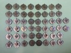 Lot Of 50 Vintage Novelty Coca Cola 2 Blade Round Folding Knives Metal Usa