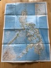Vintage 1986 National Geographic Philippines Map History Fold Out Poster Travel