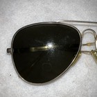 Vintage Adensco Pilot Aviator Eyeglass Frame 1 25 Rgp Sunglasses Italy