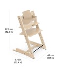 Chair Stokke Tripp Trapp 2 Whitewash Adjustable Ergonomic 660200 6-36 High Baby