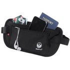 Travel Money Belt - Slim Passport Holder Secure Hidden Travel Pouch Wi