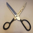 Antique Vintage Collectible Sewing   Dress Making Scissors 8  Taiwan Silver