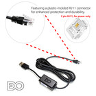Usb Rj11 Power Cord For Uniden R8 Lrd950 Lrd850 Dfr6 Dfr7 Dfr8 Dfr9 R1 R3 R7 R4