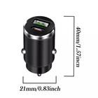2x 100w Super Fast Car Charger Adapter 2 Usb Port For Iphone Samsung Android Us