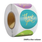 1000pcs Thank You Stickers 1  Round Gold Foil Sticker For Small Business Package