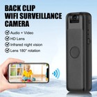 1080p Wifi Camcorder Police Body Camera Hd 180   Video Recording Dvr Ir Night Cam