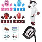 7pcs Adjustable Safety Kids Helmet Knee Elbow Wrist Pads Set For Scooter Cycling