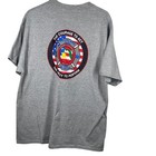 Hanes Beefy-t Mens Xl Fruitland Park Fire Rescue Florida Graphic T-shirt Gray