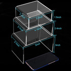 6 Pcs Acrylic Risers For Display  Acrylic Display Riser  Clear Display Stands Fo