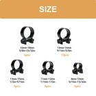 34pcs 5 Sizes 8-18mm Fuel Line Clamps Clips Assortment Kit 1 4  