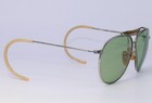 Vintage 40s Bausch   Lomb An6531 Aviator Pilot Sunglasses Wwii Usaaf Usn B l