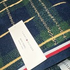 Set 8 Tommy Hilfiger Towel 2 Bath  2 Hand 4 Washcloth Navy -green- Yellow Plaid