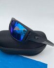 Costa Del Mar Men s Diego Matte Black  blue Mirror Polarized Sunglasses 580p