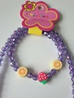 Girls Matching Beaded Fruit Necklace   Bracelet Set Strawberry Cute Jewellery