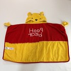 Disney Baby Winnie The Pooh Hooded Towel Kids Os Red Yellow Cotton Classic Pooh
