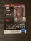 2001 Topps Hank Aaron Golden Anniversary Auto  gaa-ha Braves