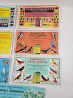 Mixed Lot 14 Nos Wampoles Blotters  Birds  Military Ribbons  Zodiac  Brooklyn Ny