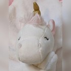 Carter   s Baby Unicorn Lovey White   Pink Security Blanket Plush Cuddle  13 5   