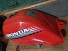 1985-87 Honda Atc 250es Big Red Gas Fuel Tank Oem W  Keihin Petcock Rust Free