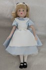 New Vintage The Disney Collection Alice In Wonderland 13  Porcelain Doll In Box