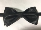 New Handmade Mens Black Satin Bow Tie Wedding prom  Gift 4 Him Tied Adjustable