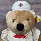 Nurse Nancy Bear Plush Stuffed Animal Vintage 1985 Dakin 8-inch