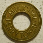 Los Angeles Municipal Ferry  california  Transit Token - Ca450e