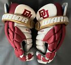 New Warrior Evo Bone System White red Adult Medium Lacrosse Gloves Eg17 M