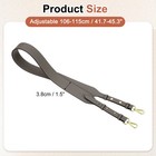 45 3  Adjustable Pu Leather Purse Strap Crossbody Replacement Grey gold