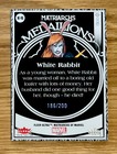 2022 Fleer Marvel Matriarchs Medallions M-46 White Rabbit  200 Rare Mint Card 